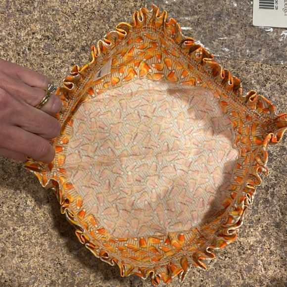 NIP Longaberger Candy Corn Darning Liner 2553477 Halloween Orange - Picture 7 of 16